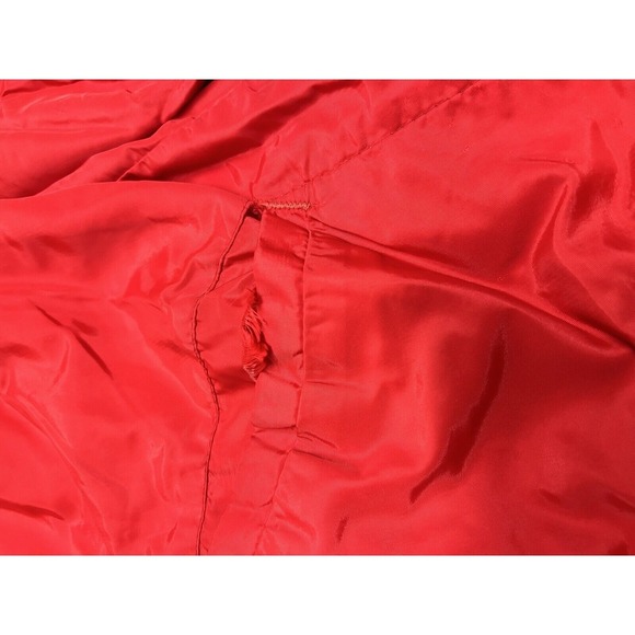 Vintage 70s Starter Jacket Coaches Size L Red Slender Seekers Patch - Picture 3 of 15